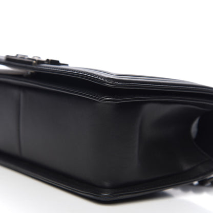 Chanel Lambskin Quilted Medium Boy Flap Black 8 of 9