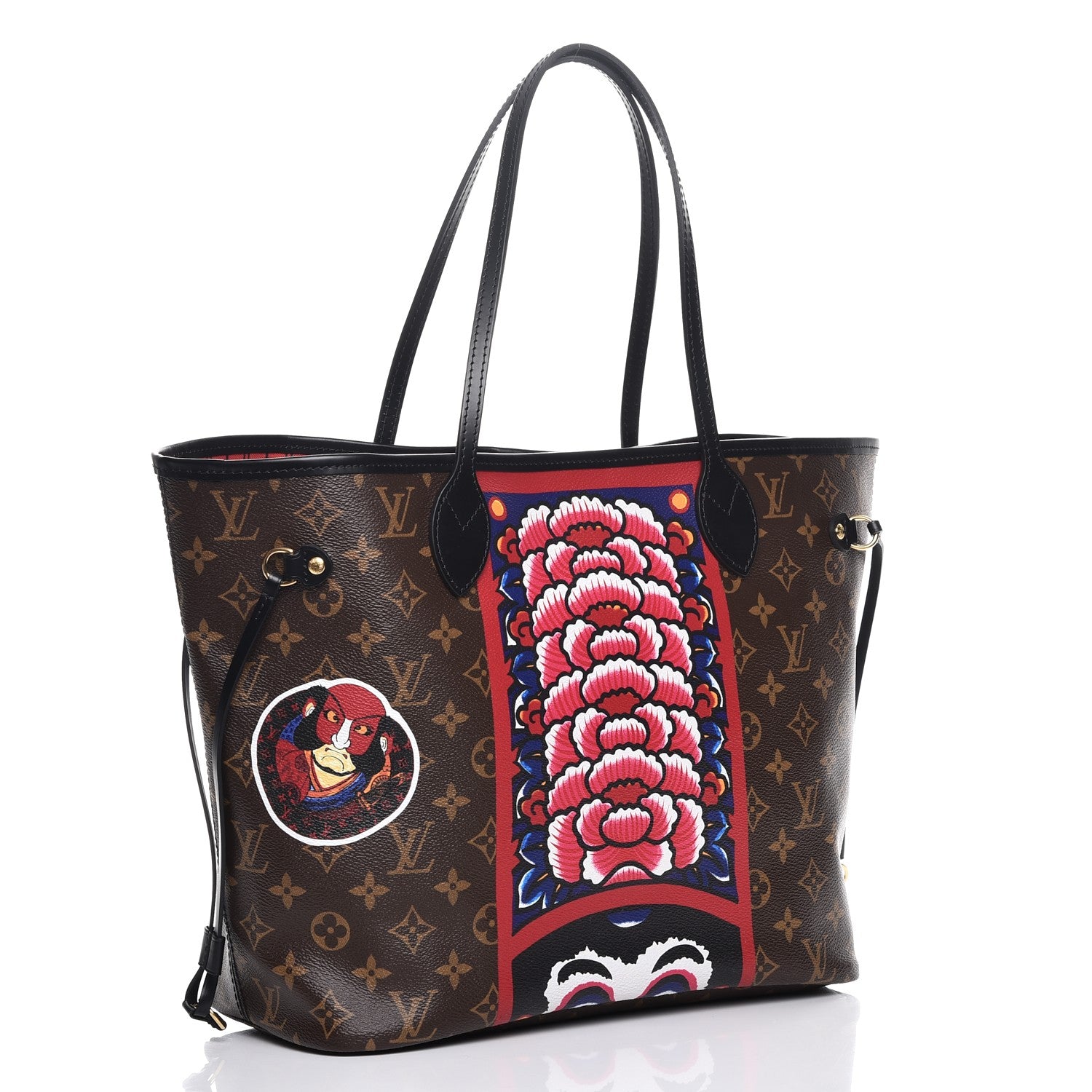 Louis Vuitton Monogram Kabuki Neverfull MM 3 of 7