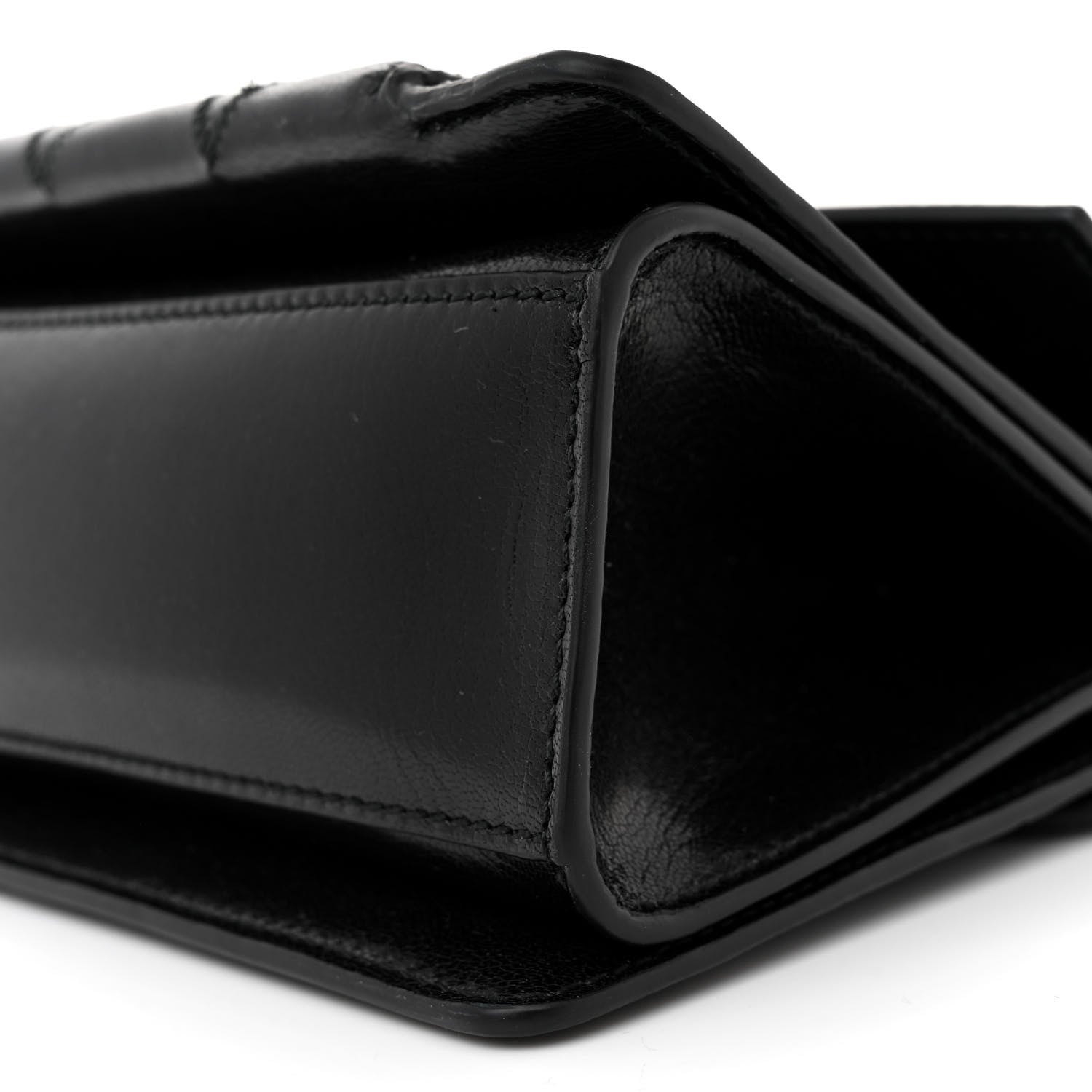 Givenchy Goatskin Quilted Small GV3 Shoulder Bag Black 9 of 11