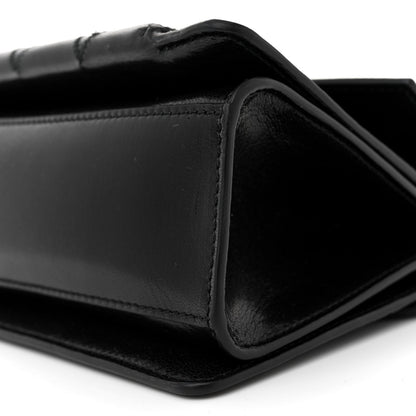 Givenchy Goatskin Quilted Small GV3 Shoulder Bag Black 9 of 11