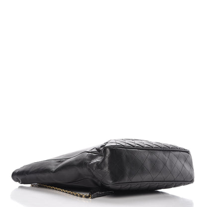 Chanel Lambskin Shopping Tote Black 4 of 12