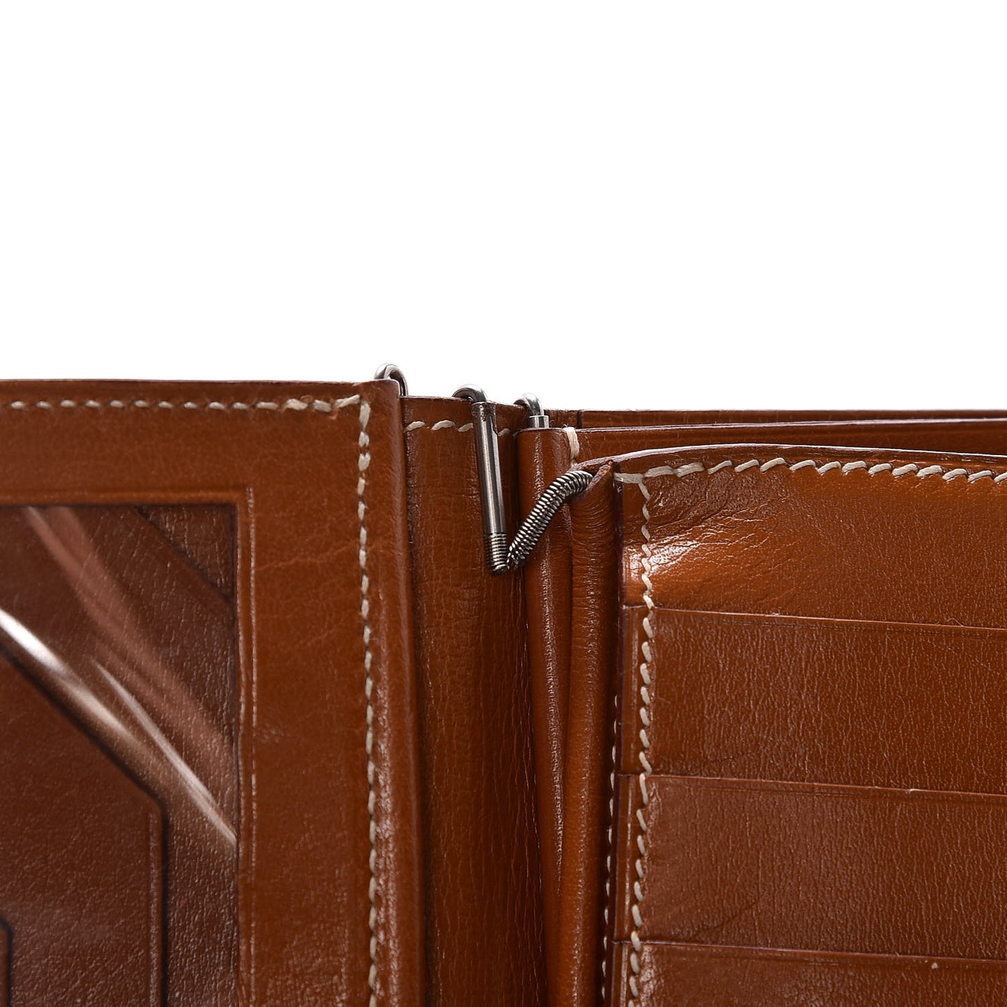 Chevre Passport Wallet Gold