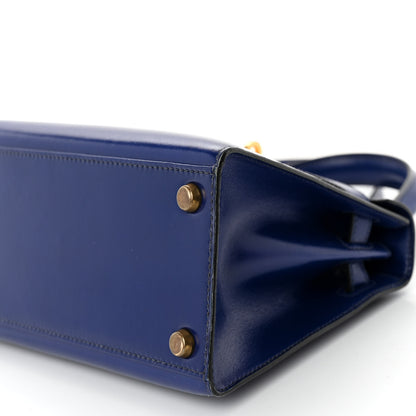Hermes Box Mini Kelly Sellier 20 Bleu Saphir 10 of 14