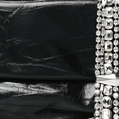 Jimmy Choo Vintage Calfskin Crystal Zandra Clutch Bag Black 8 of 9