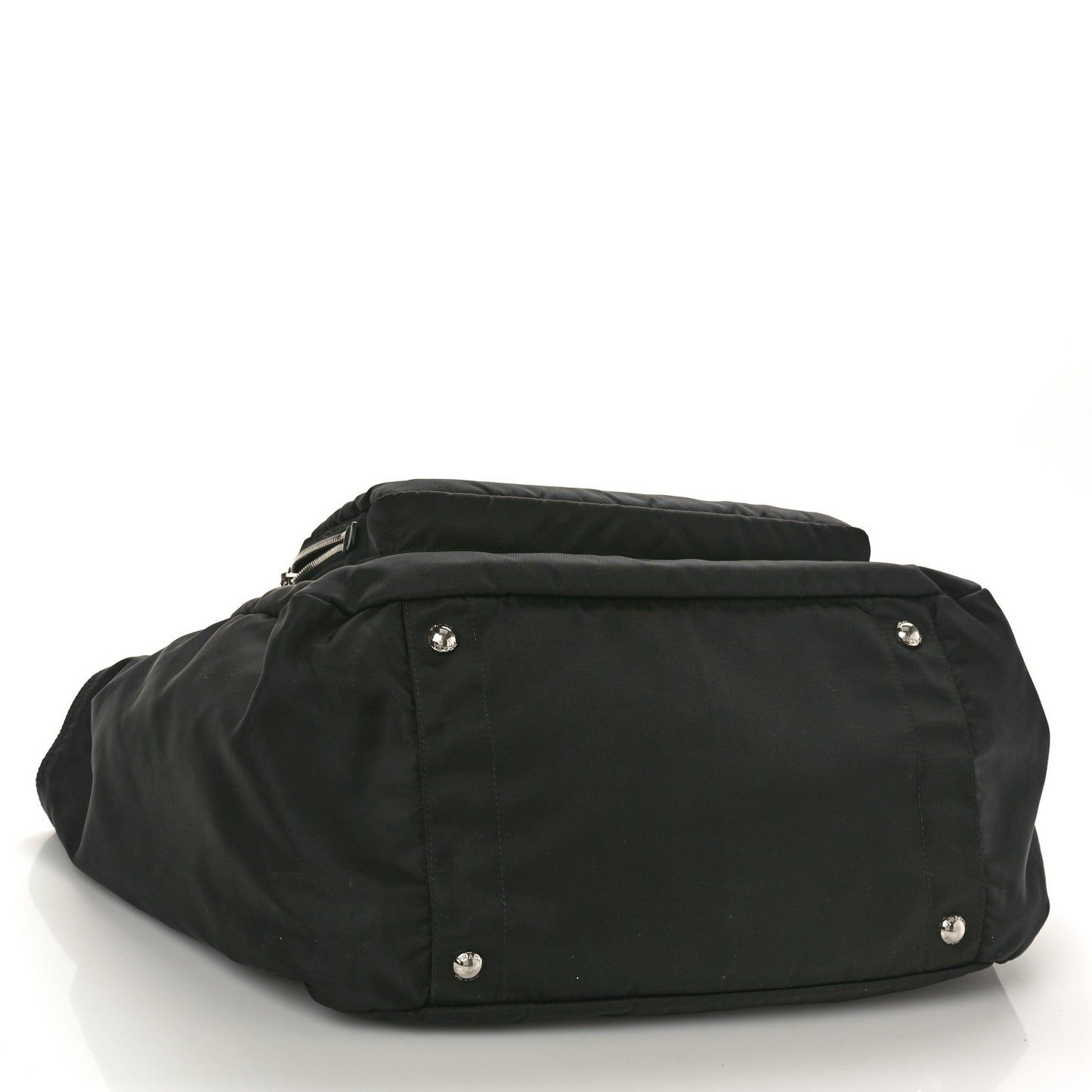 Nylon Vela Baby Bag Black