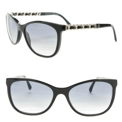 Chanel Cat Eye Chain Polarized Sunglasses 5260-Q Black 1 of 7