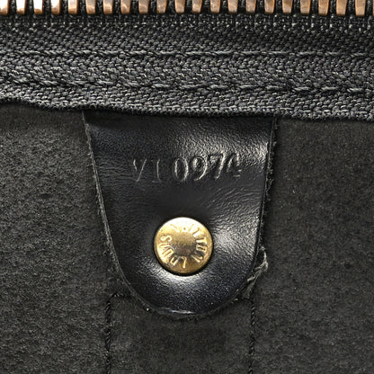 Louis Vuitton Epi Keepall 45 Black 10 of 19