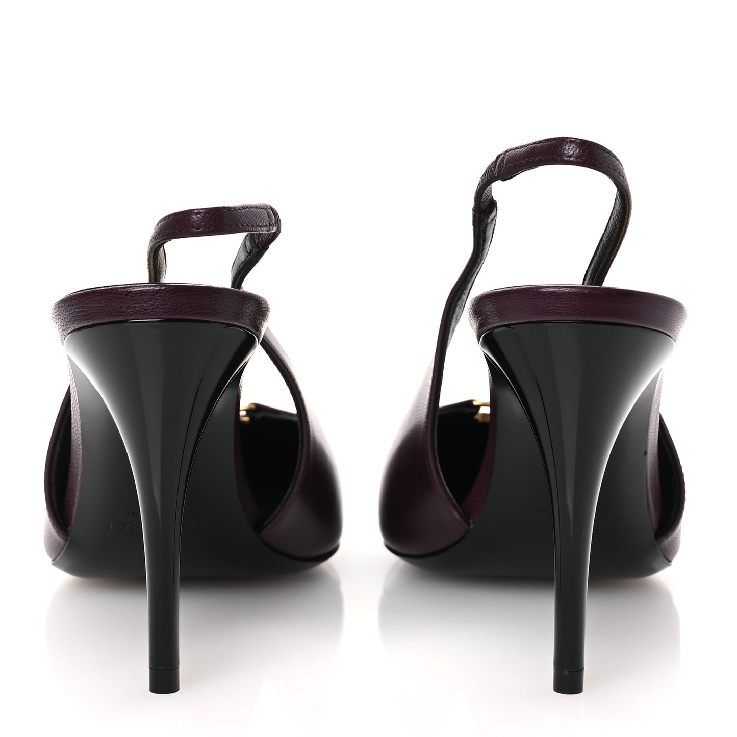 Nappa Babylone Breteuil Slingback Pumps 36 Bordeaux