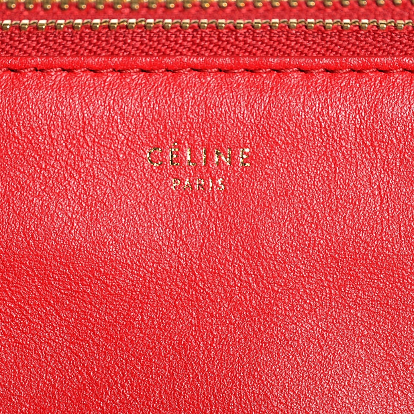 Lambskin Large Trio Crossbody Bag Vermillion