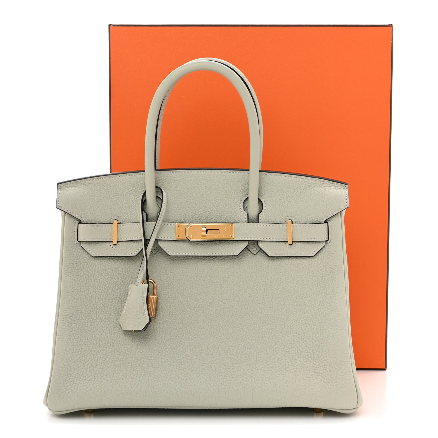 Hermes Togo Birkin 30 Gris Neve 12 of 12