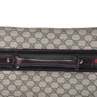 Gucci GG Plus Monogram Large Web Trolley Brown 17 of 26