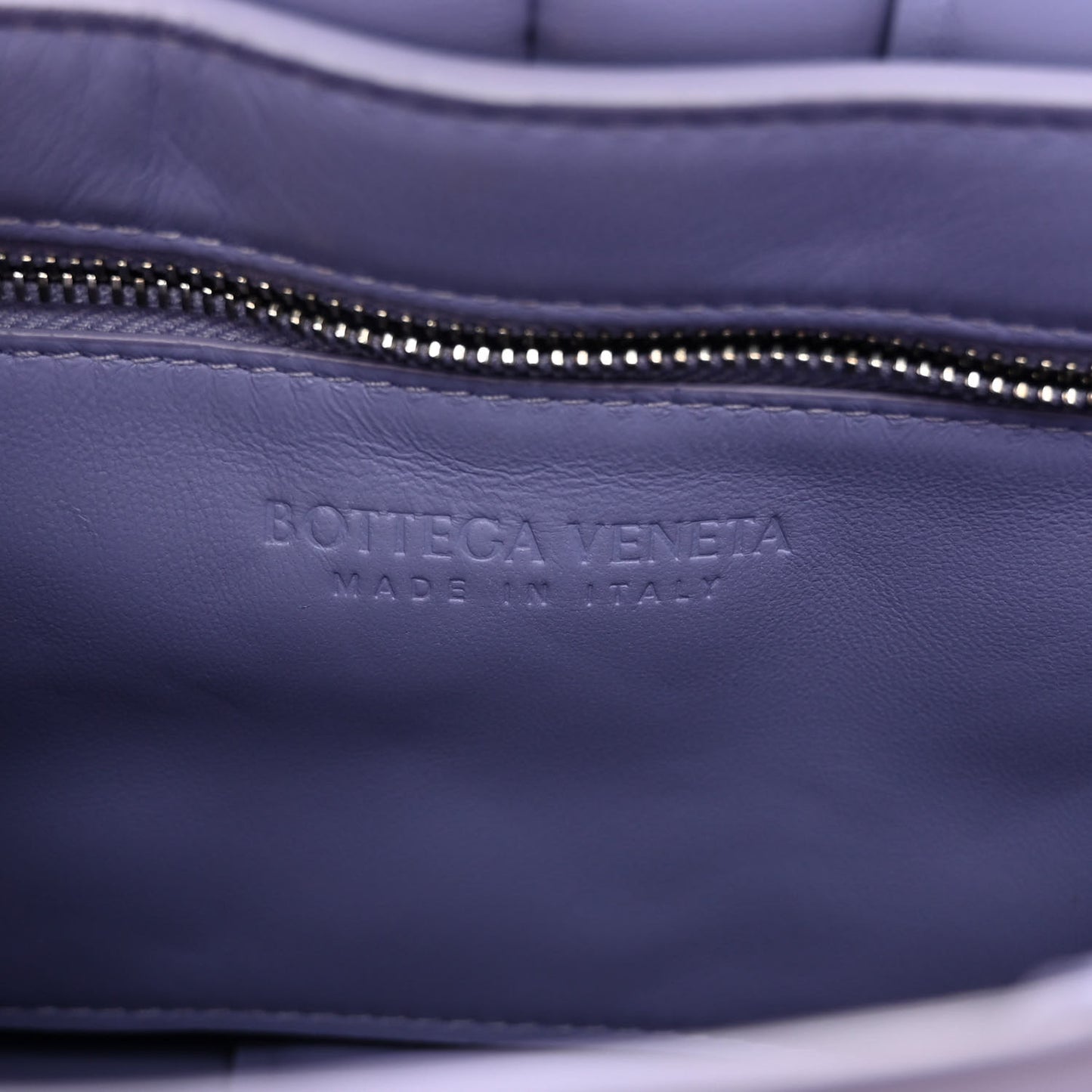 Lambskin Maxi Intreccio Padded Chain Cassette Crossbody Bag Lavender
