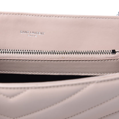 Saint Laurent Calfskin Y Quilted Monogram Medium Loulou Chain Satchel Rose Antic 11 of 11