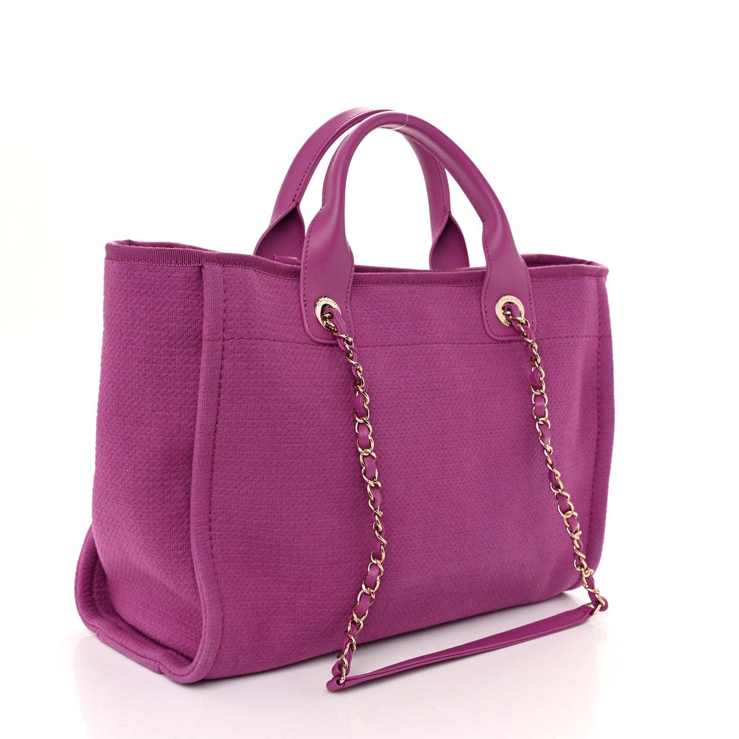 Mixed Fibers Small Deauville Tote Purple
