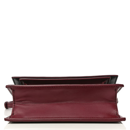Balenciaga Box Calfskin XS Sharp Top Handle Bag Burgundy 29 of 29