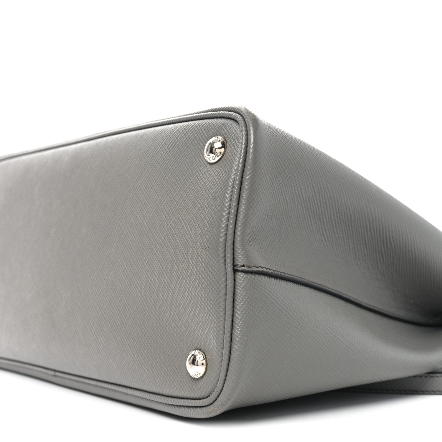 Prada Saffiano Cuir Small Double Bag Marmo 9 of 10