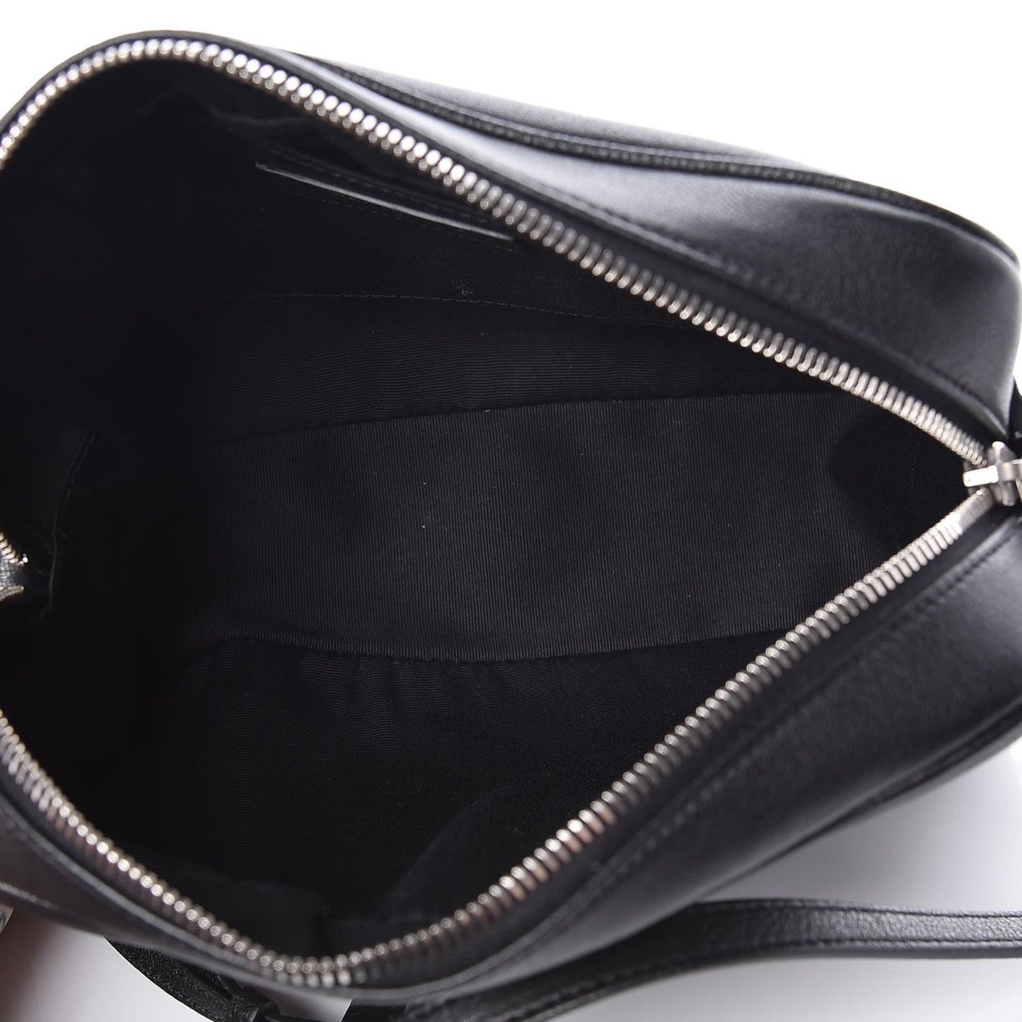 Lambskin Monogram Small Lou Camera Bag Black