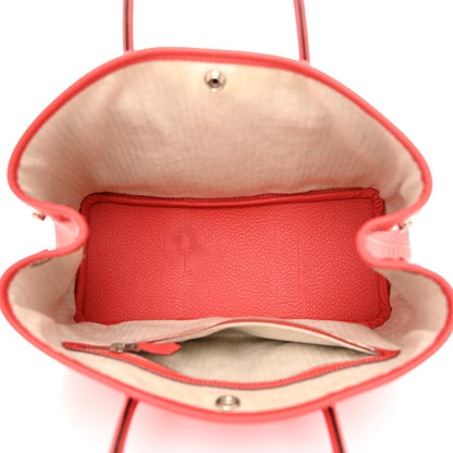 Hermes Vache Country Garden Party TPM 30 Rouge Pivoine 5 of 12