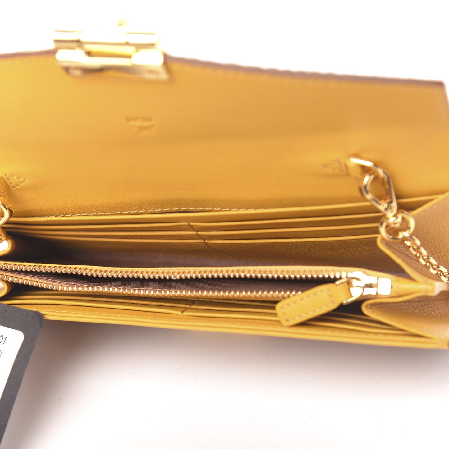 Visetos Large Patricia Wallet On Chain Cognac