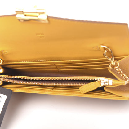MCM Visetos Large Patricia Wallet On Chain Cognac 5 of 9