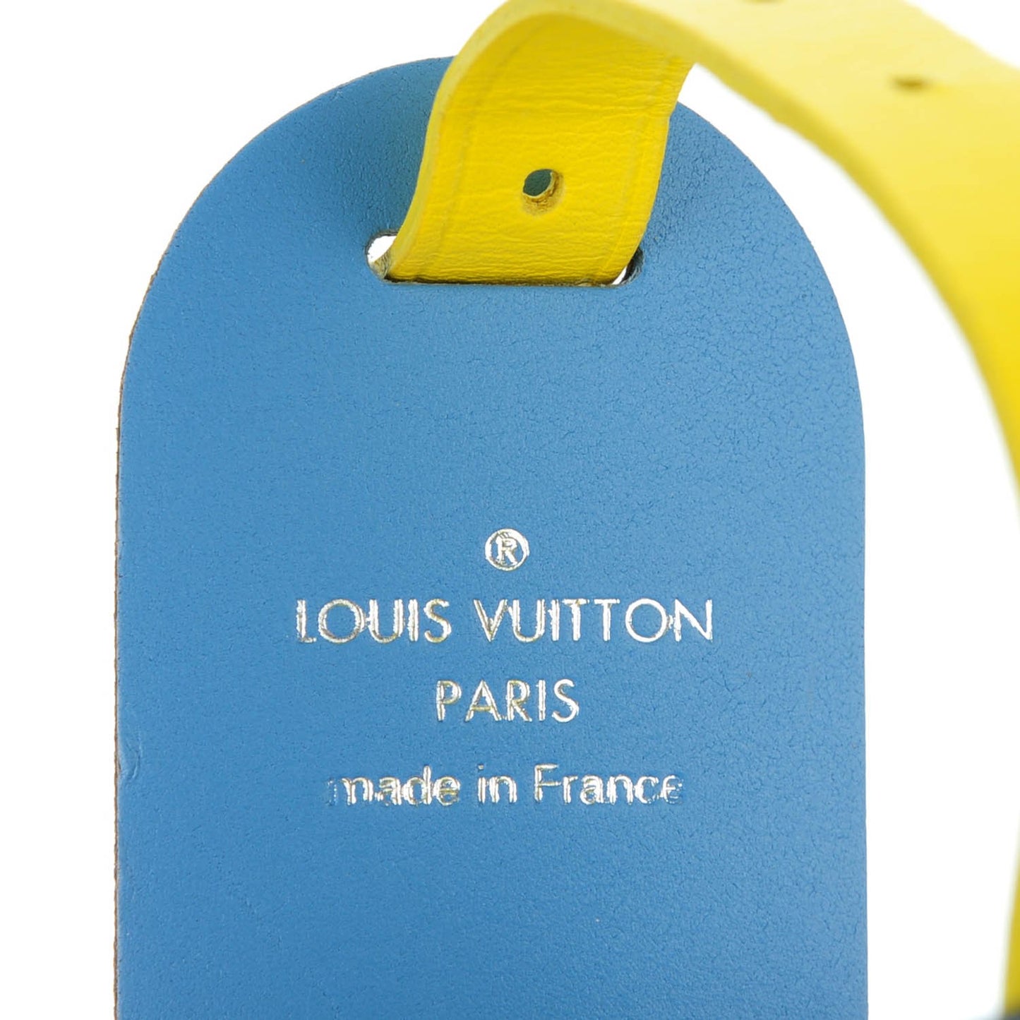 Monogram Tribal Mask Luggage Tag