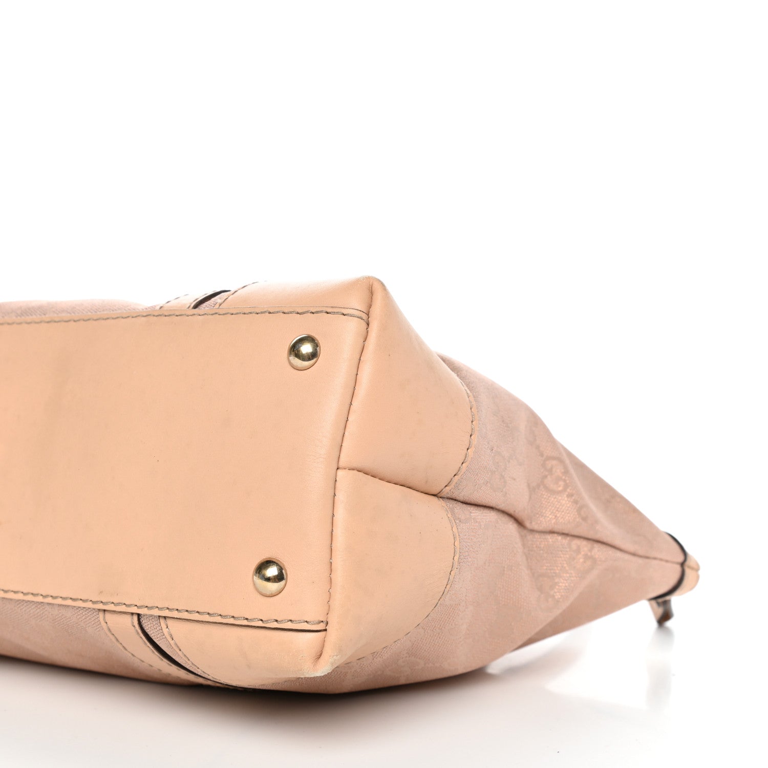 Gucci Metallic Monogram Small Lovely Heart Tote Pink 9 of 16