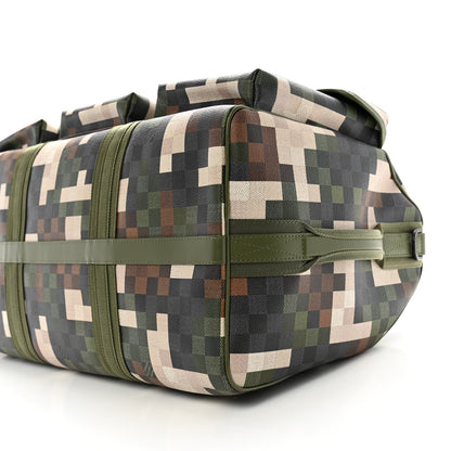 Louis Vuitton Damoflage Studded LV Trail Keepall Bandouliere 55 Green 8 of 8