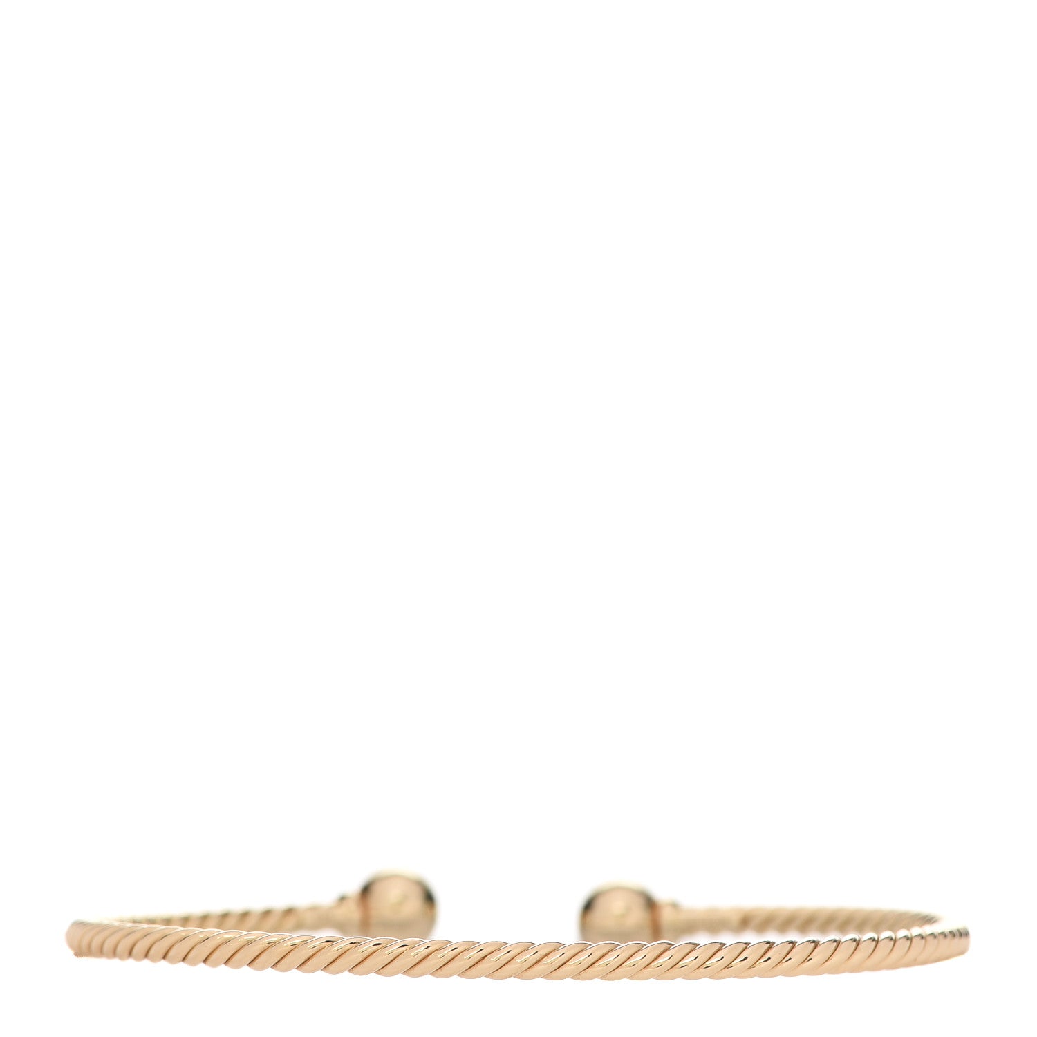 David Yurman 18K Yellow Gold 7mm Solari Bracelet 3 of 6