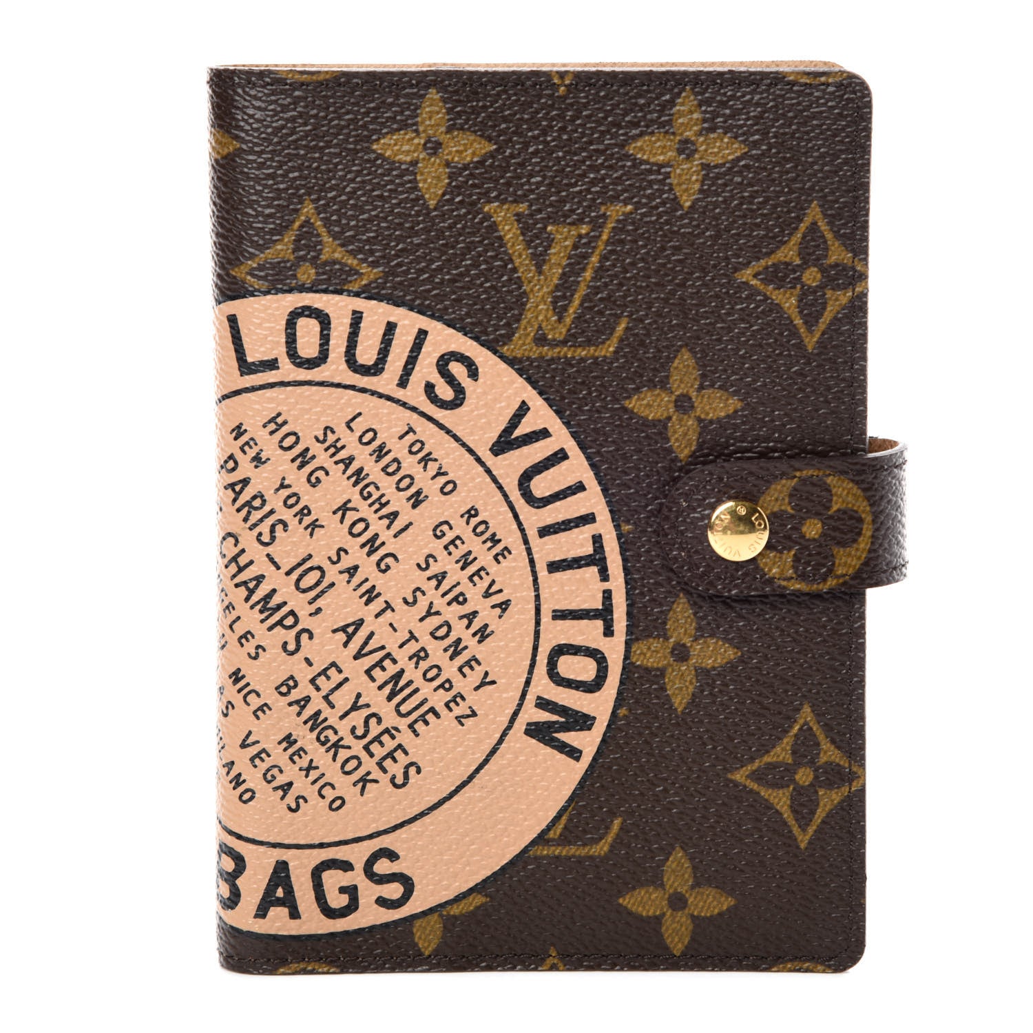 Louis Vuitton Monogram Complice Trunks and Bags Small Ring Agenda Cover Beige 1 of 11