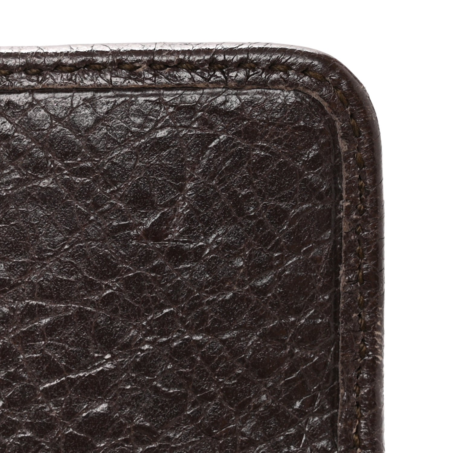 Balenciaga Agneau Classic Hardware Money Wallet Brown 9 of 13