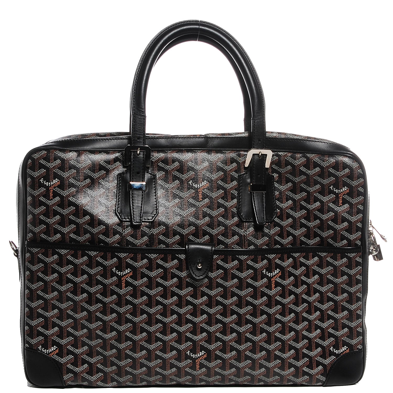 Goyard Goyardine Diplomat 24 Hour Briefcase Black 1 of 9
