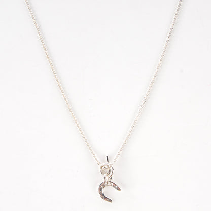 Hermes Sterling Silver Horseshoe Toggle Necklace 3 of 7
