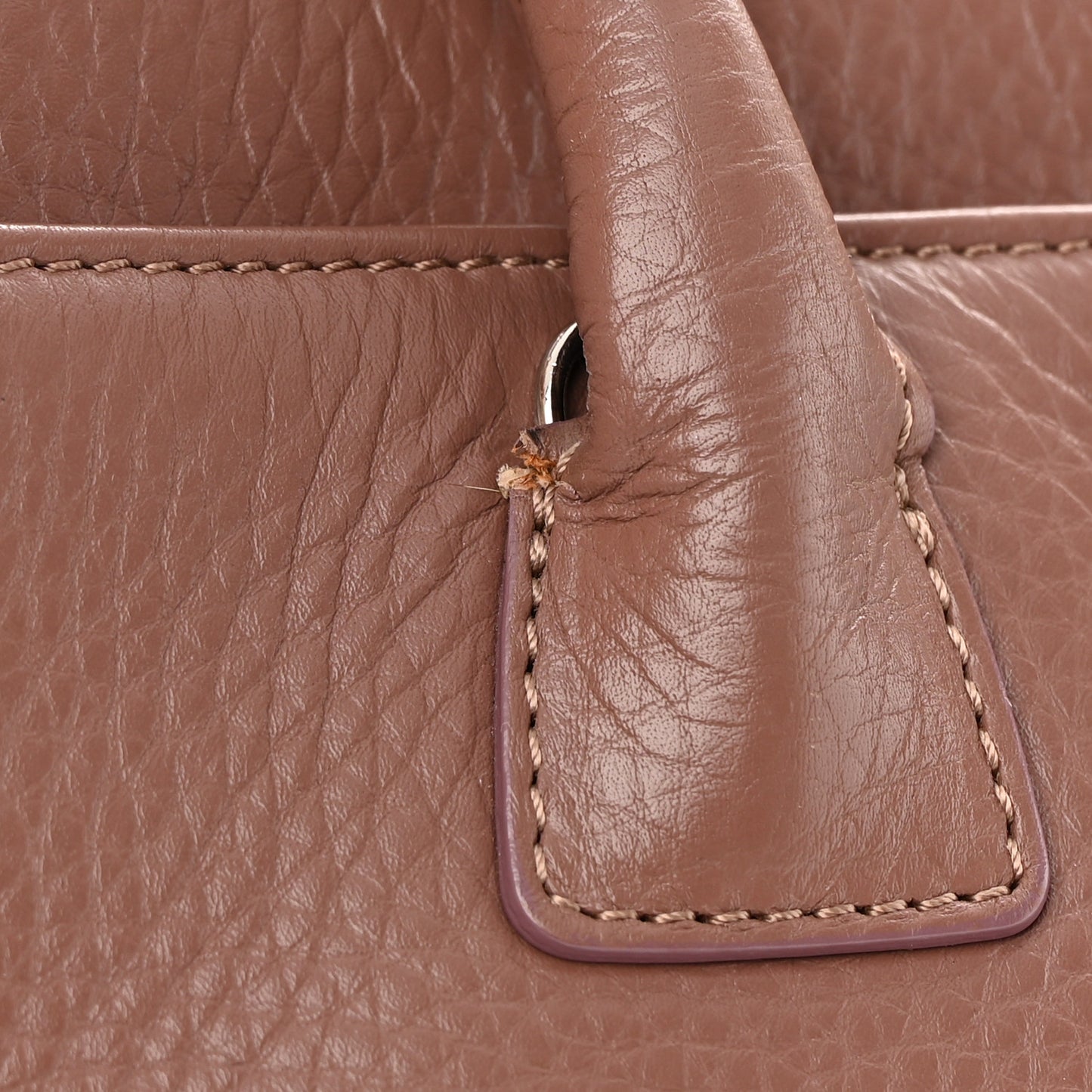 Calfskin XL Cerf Executive Shopper Tote Mauve
