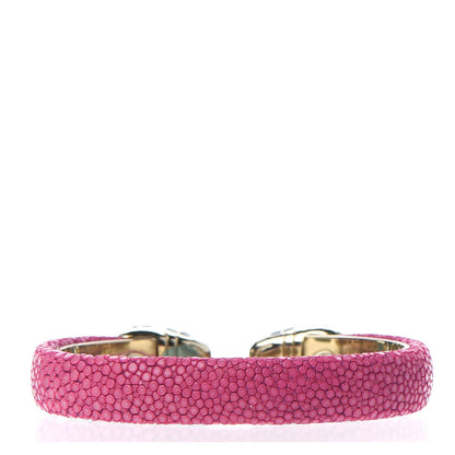 Bulgari Galuchat Serpenti Forever Bracelet Pink 3 of 5