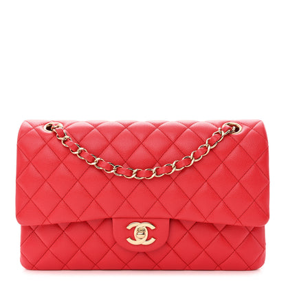 Chanel Caviar Quilted Medium Double Flap Red 1 of 11