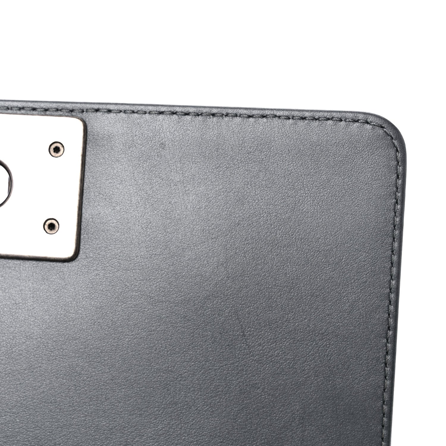 Chanel Lambskin Quilted Small Boy Flap Dark Grey 11 of 14