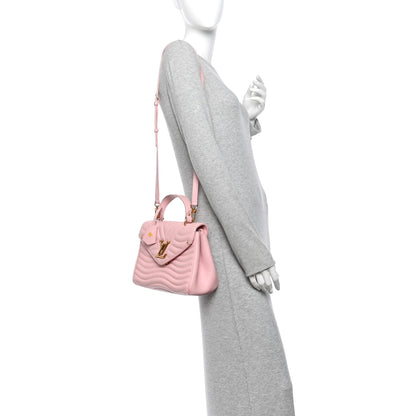 Louis Vuitton Calfskin Hold Me New Wave MM Rose Ballerine 2 of 13