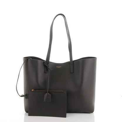 Saint Laurent Calfskin Large Shopping Tote Dark Grey 3 of 9