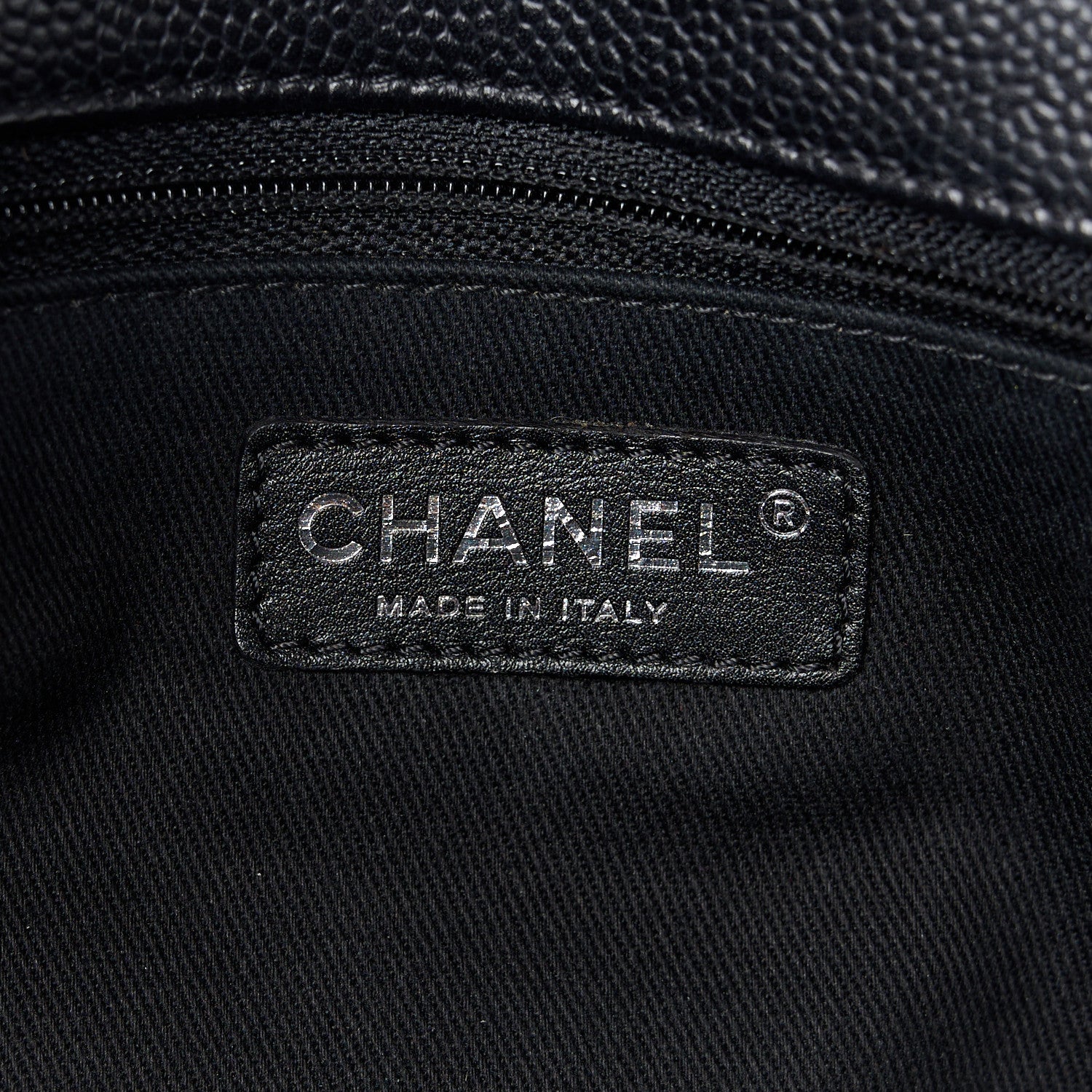 Chanel Caviar Timeless CC Accordion Flap Black 6 of 10