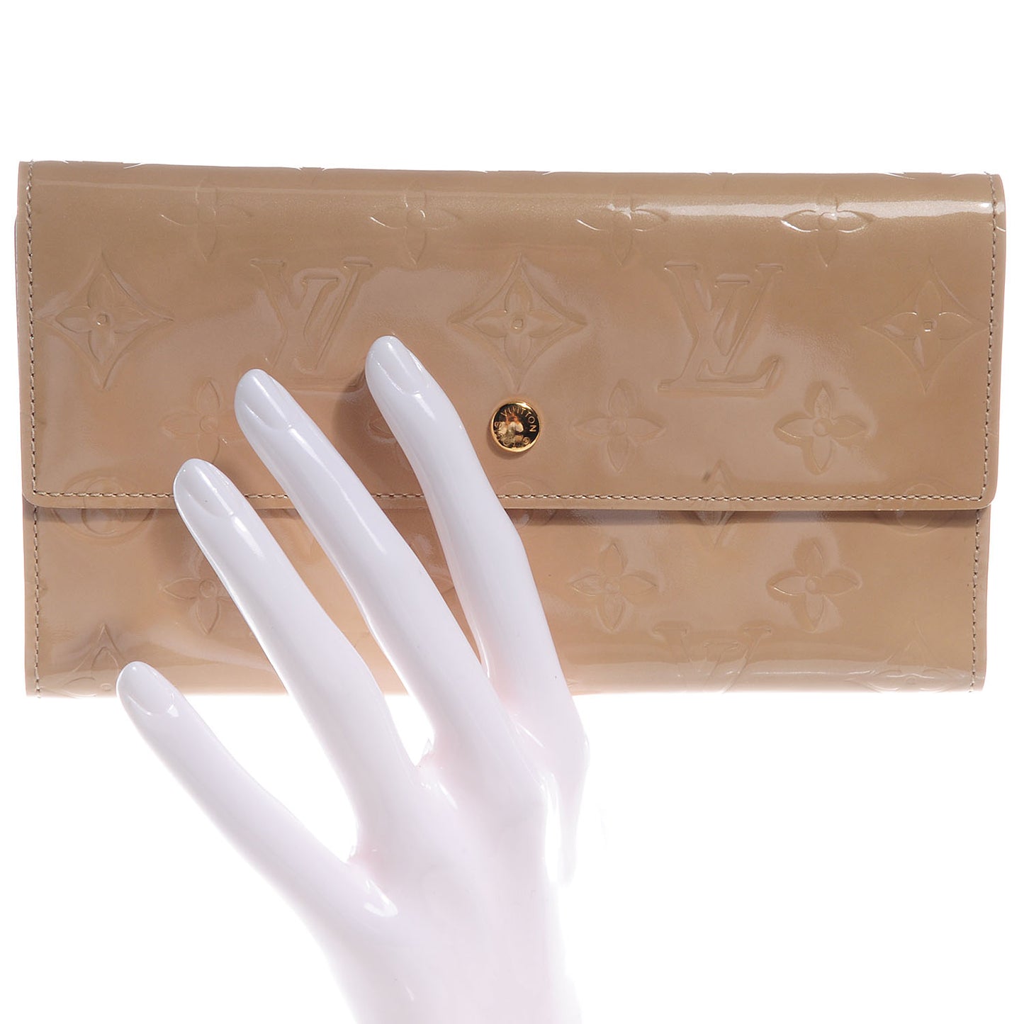 Vernis Porte Tresor International Wallet Beige