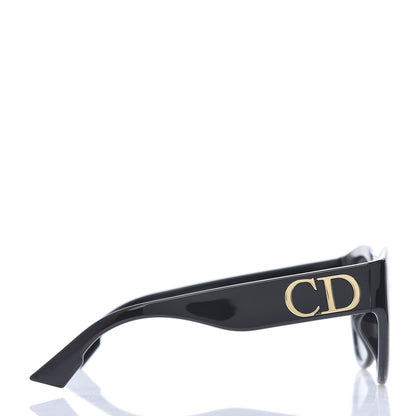 Christian Dior Acetate DDior Cat Eye Sunglasses Black 3 of 8