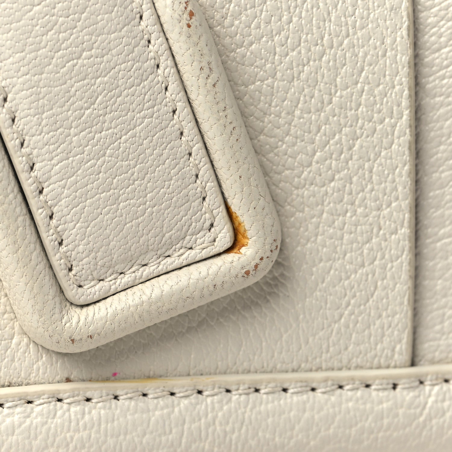 Bottega Veneta Grained Calfskin Maxi Intrecciato Mini Arco Bianco 8 of 8