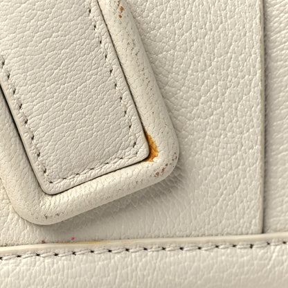 Bottega Veneta Grained Calfskin Maxi Intrecciato Mini Arco Bianco 8 of 8
