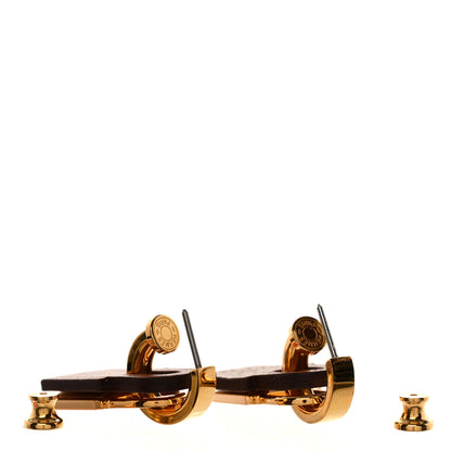 Hermes Gold Swift O'Kelly Earrings Gold 3 of 6