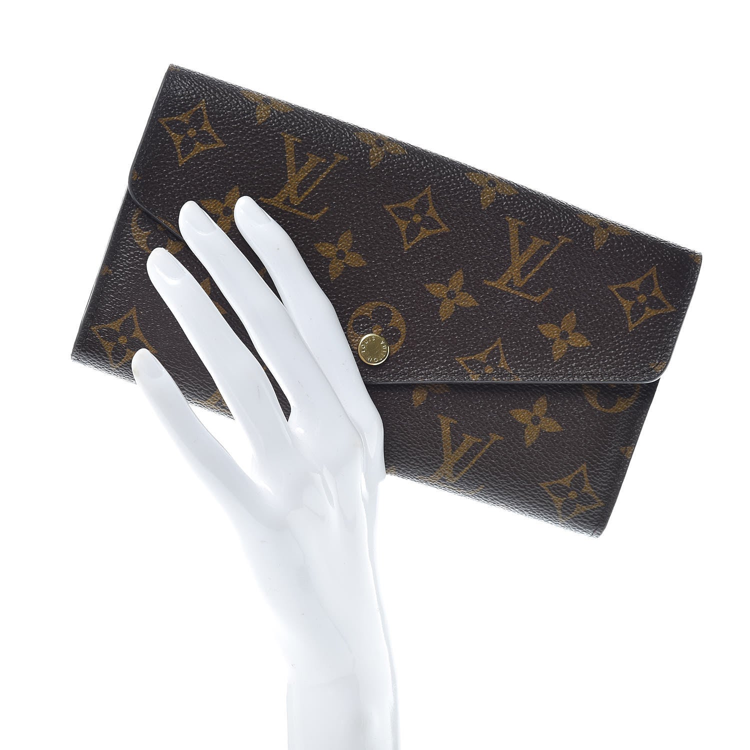 Louis Vuitton Monogram Sarah Wallet NM 2 of 15