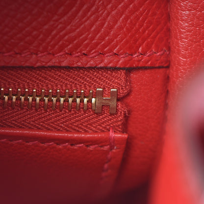Hermes Epsom Kelly Sellier 28 Rouge Casaque 28 of 40