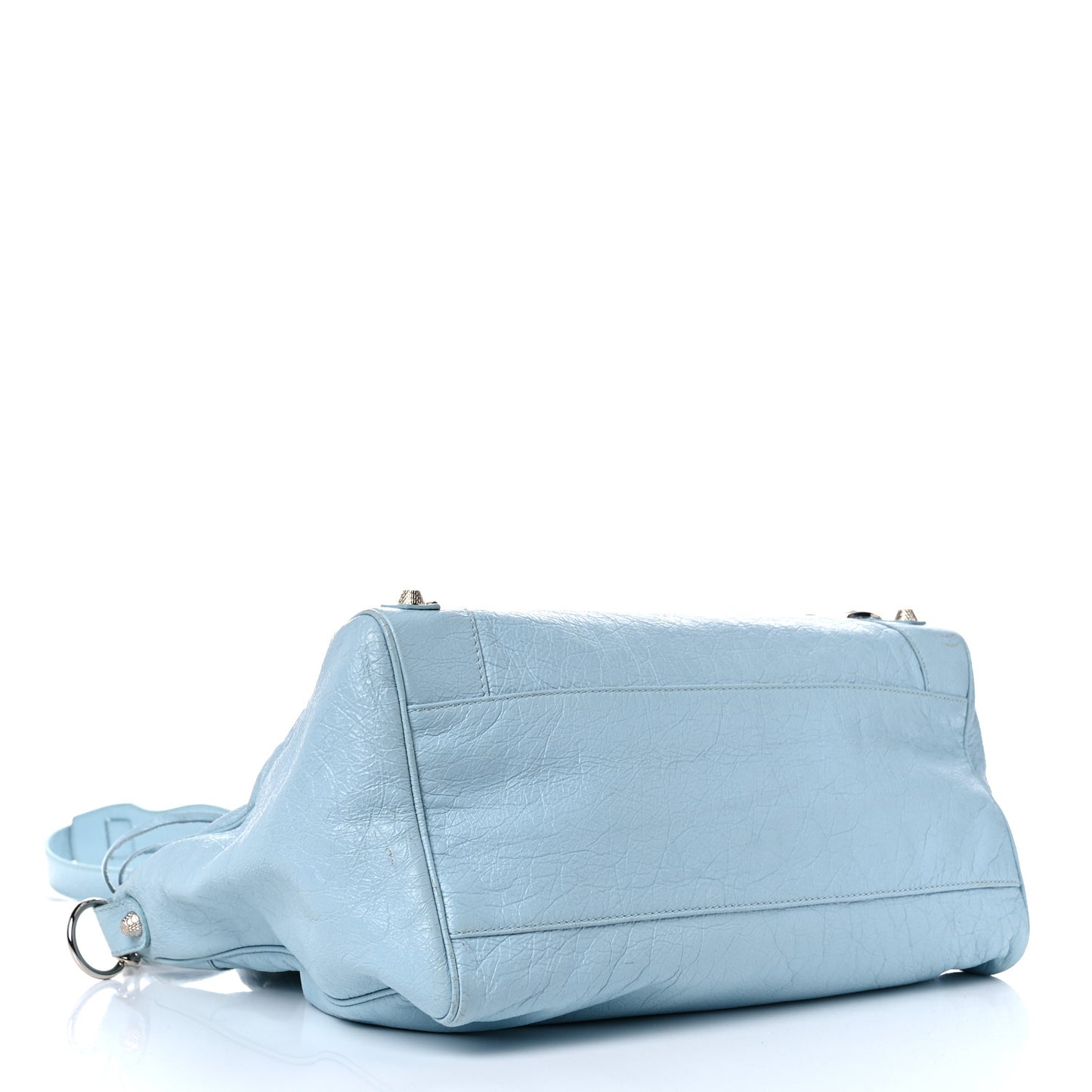 Agneau Giant 12 Silver Hardware Velo Bleu Dragee