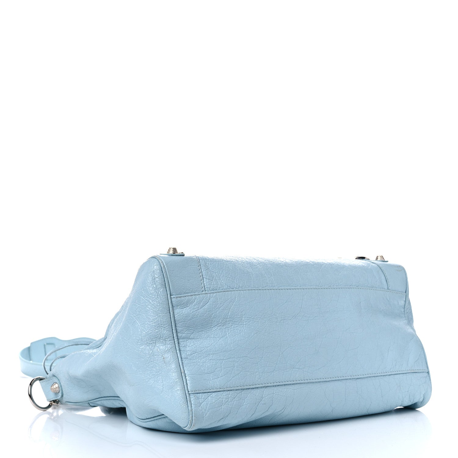 Balenciaga Agneau Giant 12 Silver Hardware Velo Bleu Dragee 4 of 21