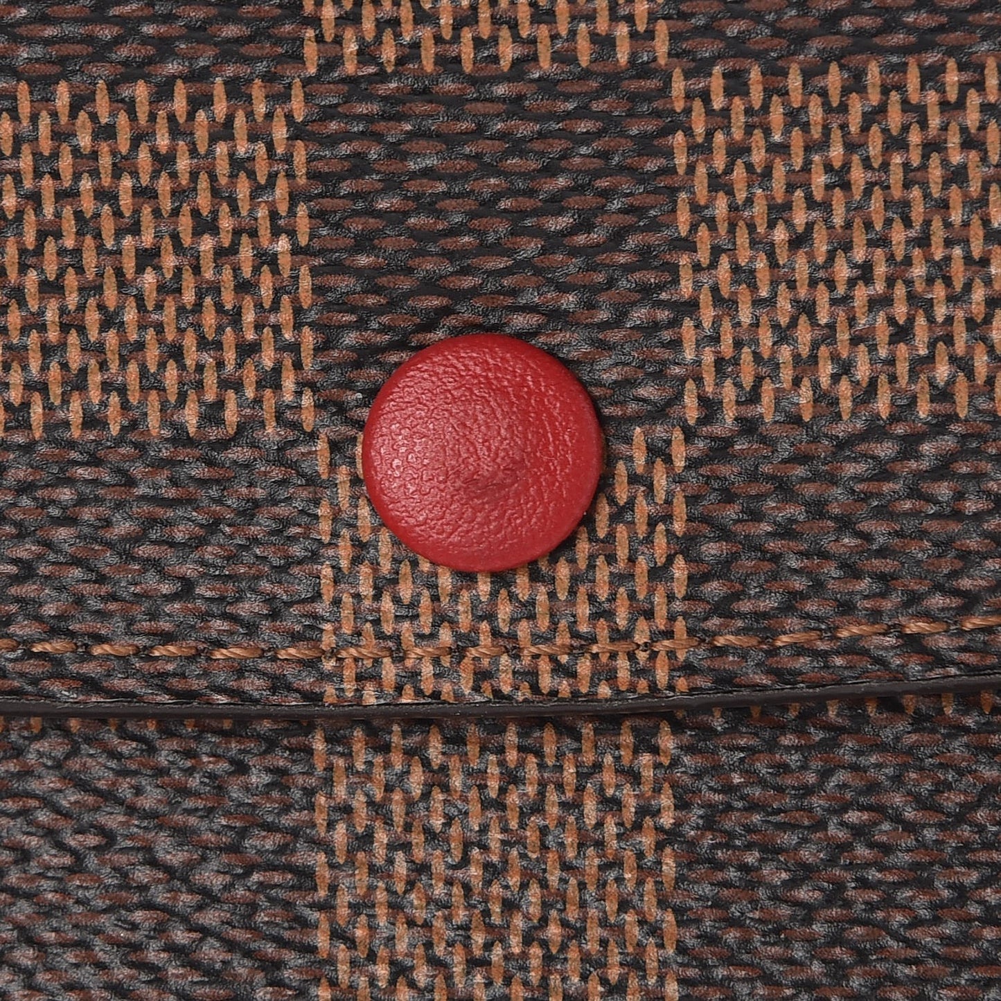 Damier Ebene Emilie Wallet Red