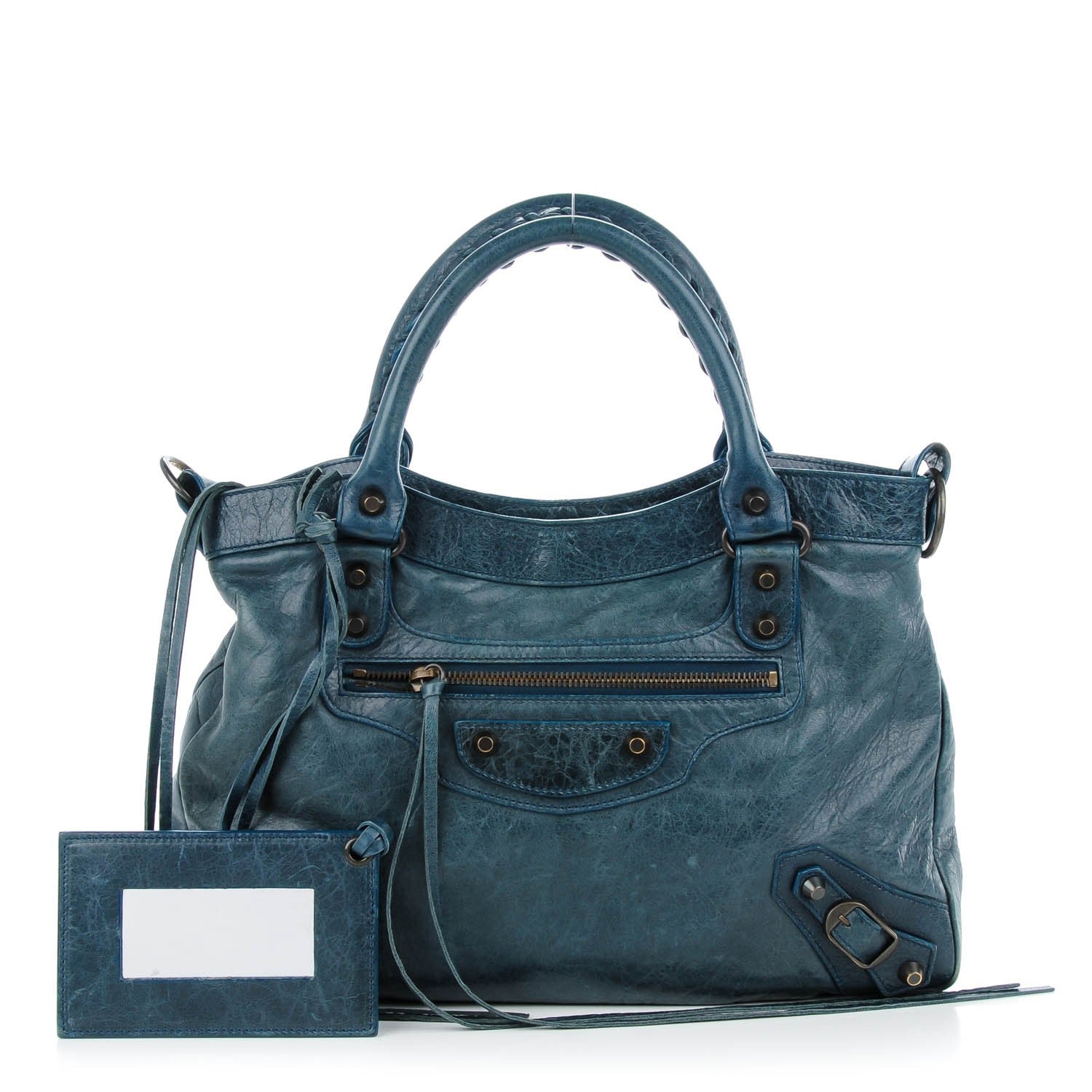 Balenciaga Agneau Classic Hardware Town Canard 1 of 7